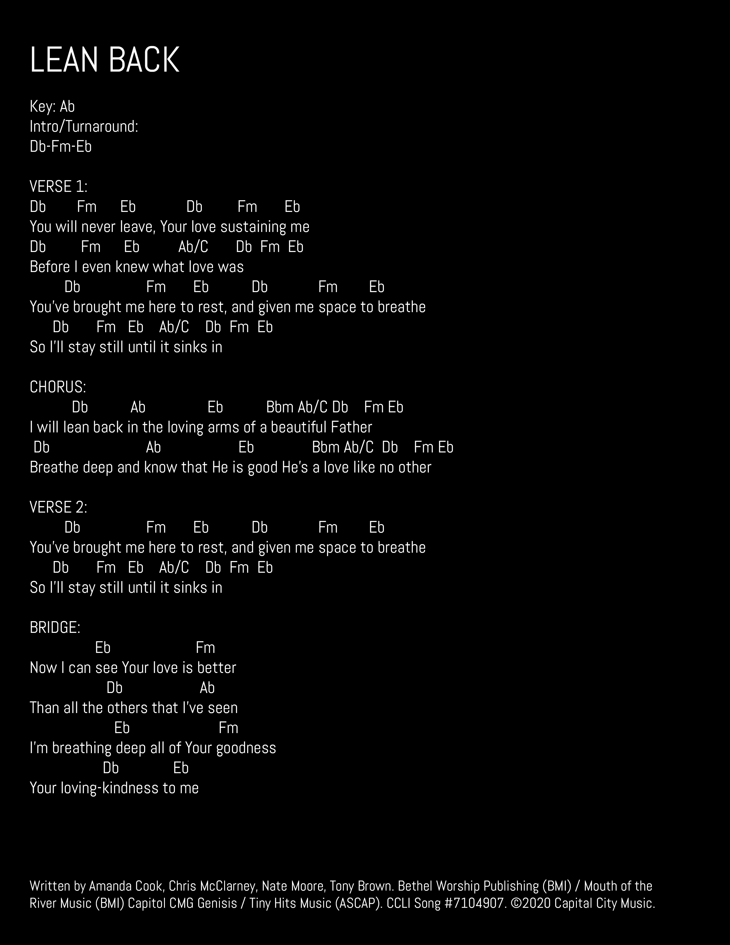 God Of This City Guitar Chords